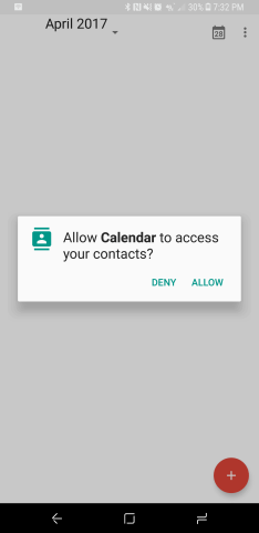 Open and Enable Calendar